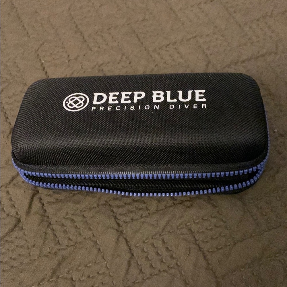 Black and Blue Watch Case